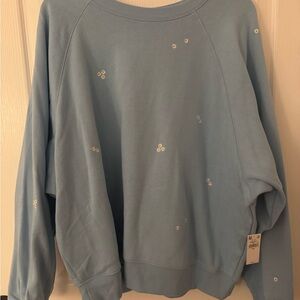 NWT Old Navy Embroidered Sweatshirt